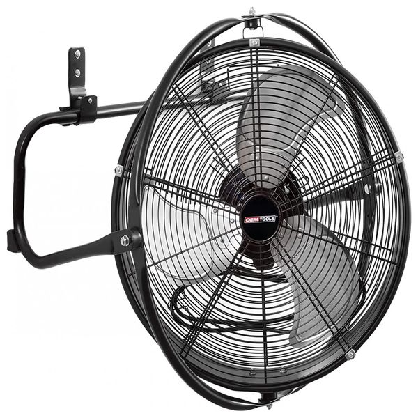 Ventilador de Piso 50cm Orbital Alta Velocidade, 3 Velocidades, 24882, 110v, OEM TOOLS OEM24882, Preto