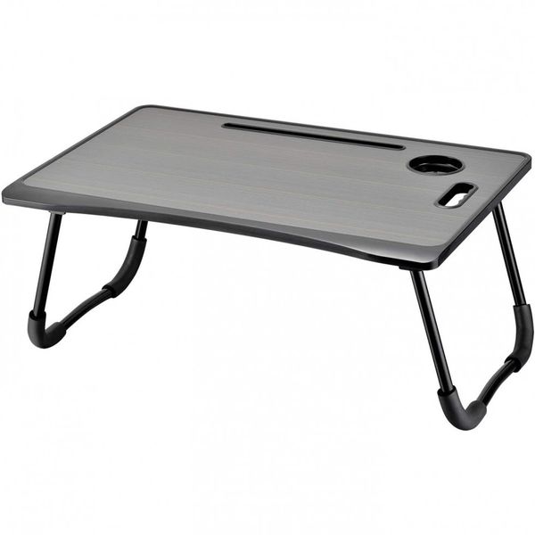 Mesa para cama para top, mesa para cama dobrável com pernas robustas, SANJIAN lap desk, Preto