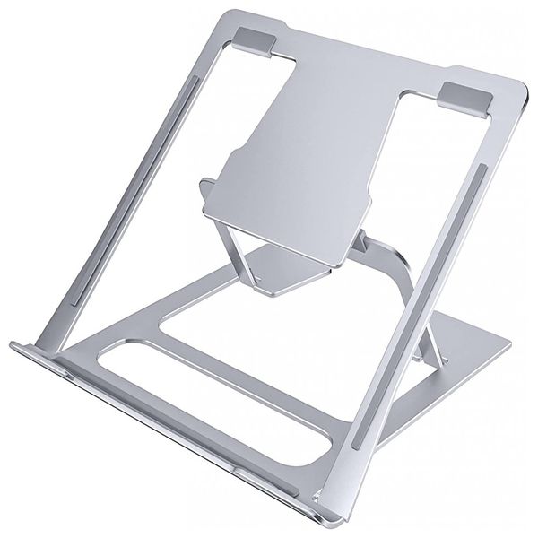 Suporte Ergonômico Laptop Ajustável Dobrável 25, 44Cm, COOMAXX, Prateado