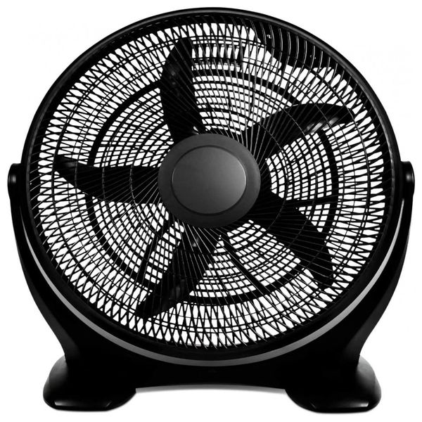Ventilador Doméstico, 51cm, 3 Velocidades Oscilante, SIMPLUX, Preto