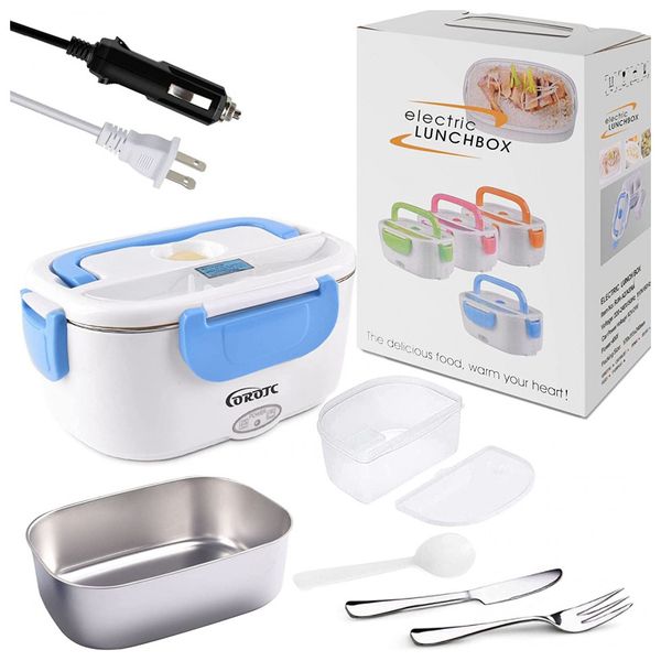 Crpk Pot Marmita Elétrica Portátil 1.5L, com Pote Removível, 40W, 110v, COROTC RJH A4 2, Branco