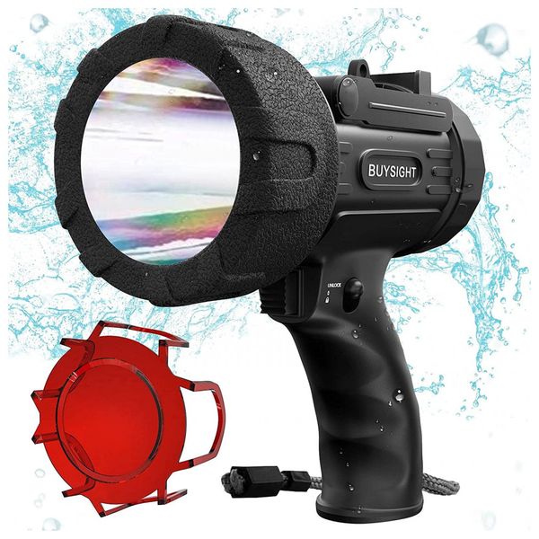 Lanterna 2000LM com USB, á Prova D, 30W, BUYSIGHT NC 001, Preto