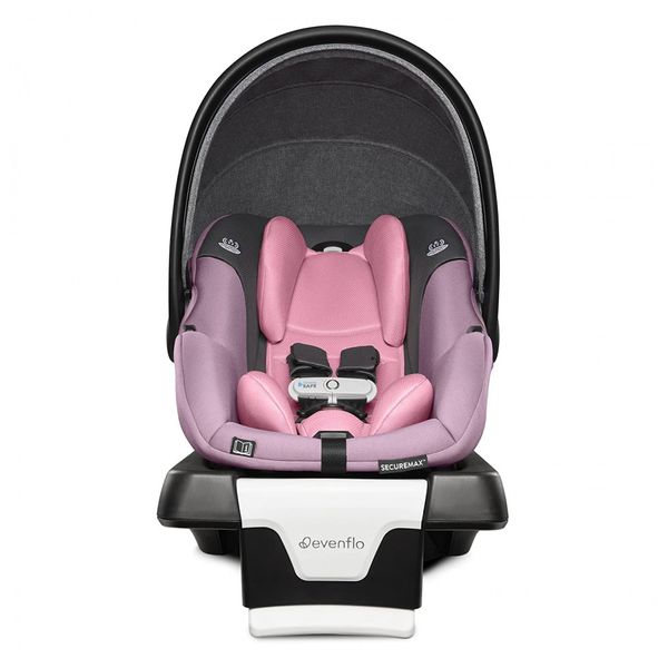 Assento Infantil Cadeira Automotiva Gold SensorSafe até 15 kg, e, EVENFLO 30412337, Rosa
