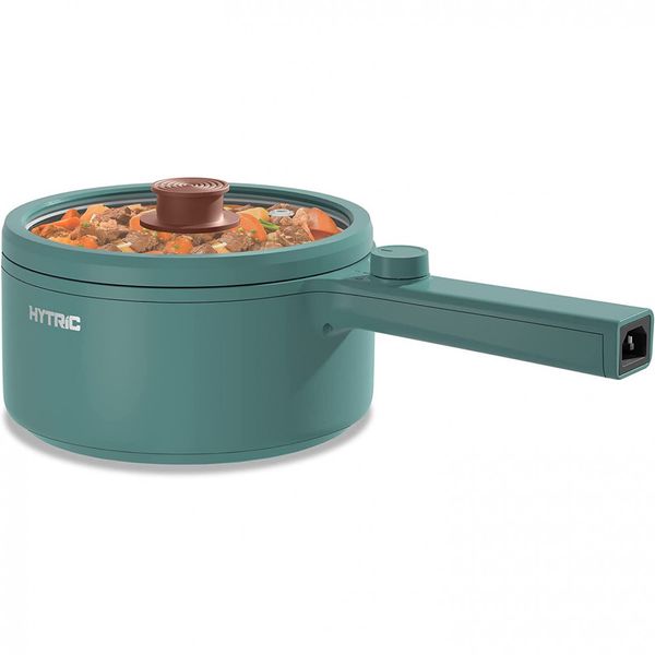 Mini Panela Elétrica Multifuncional 1.5L, com Forro Antiaderente, 600W, HYTRIC HG250, Verde