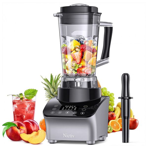 Liquidificador de Bancada 2L com 9 Velocidades, 1200W, 110v, NICTIV, Preto