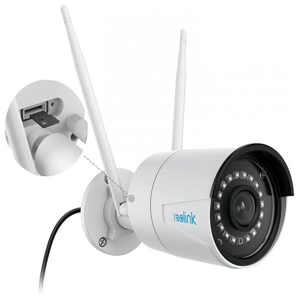 Security Câmera de Segurança 4MP HD Wi Fi 2.4, 5Ghz IP66, REOLINK RLC 410W, Branco