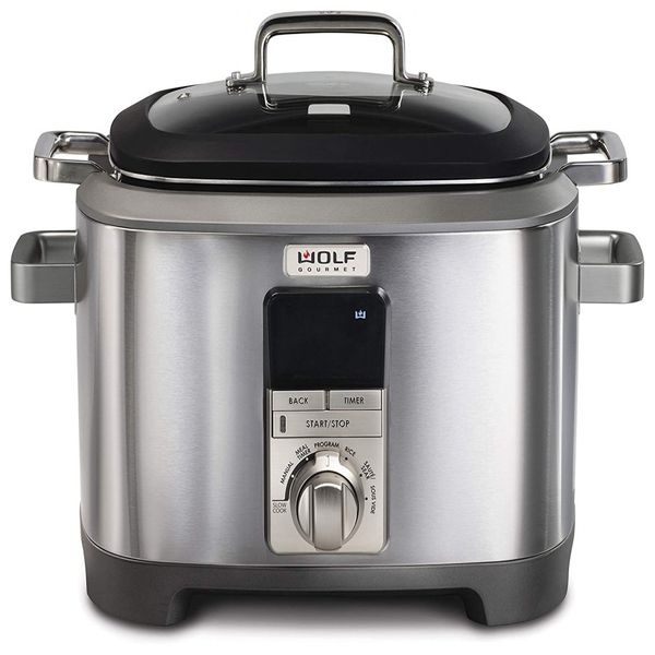 Panela Elétrica 6 em 1 Programável, Capacidade 7L, Aço Inoxidável, 110v, WOLF GOURMET WGSC120SR, Prateado