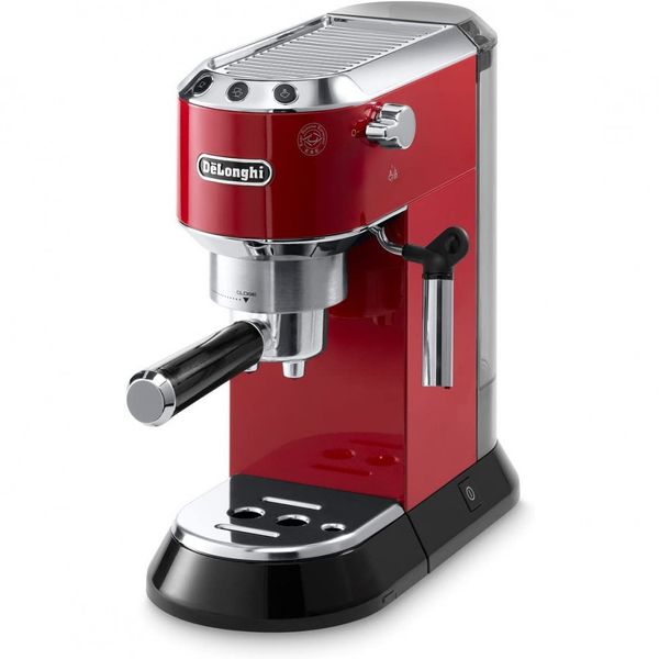 Cafeteira Elétrica Expresso 15Bar com Espumador de Leite, 110v, DELONGHI EC680R, Vermelho