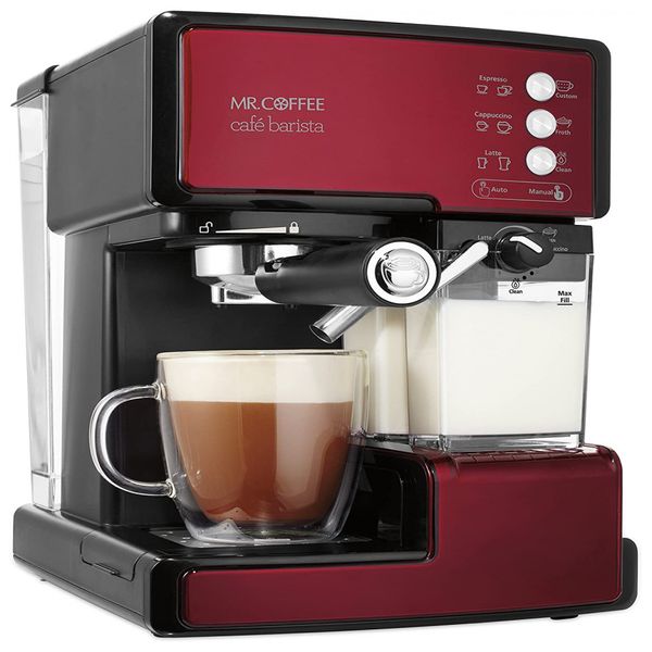 Cafeteira Elétrica 3 em 1 Semi Automática 15 Bar, MR. COFFEE BVMC ECMP1106, Vermelho