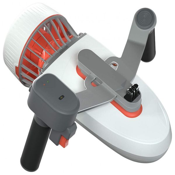 Scooter Propulsor Aquático de Mergulho com 2 Motores, Compatível com Câmera, 110v, SUBLUE, Cinza
