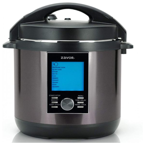Panela de Pressão Elétrica 6L Programável com Painel Digital, 1000W, 110v, ZAVOR ZSELL22, Cinza