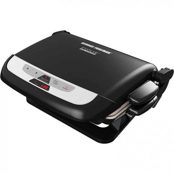Grill, 110v, GEORGE FOREMAN GRP4842MB, Preto