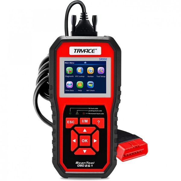 Automotivo EOBD OBD II Idiomas Incluso Português Não Atualiza no MAC, TRYACE OBD2 Scanner,, Vermelho