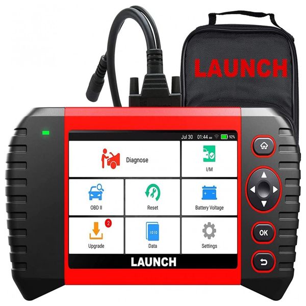 Automotivo Para 43 Marcas de Carro e 10 Idiomas Incluso Português Atualização Wifi, LAUNCH Scanner, Preto