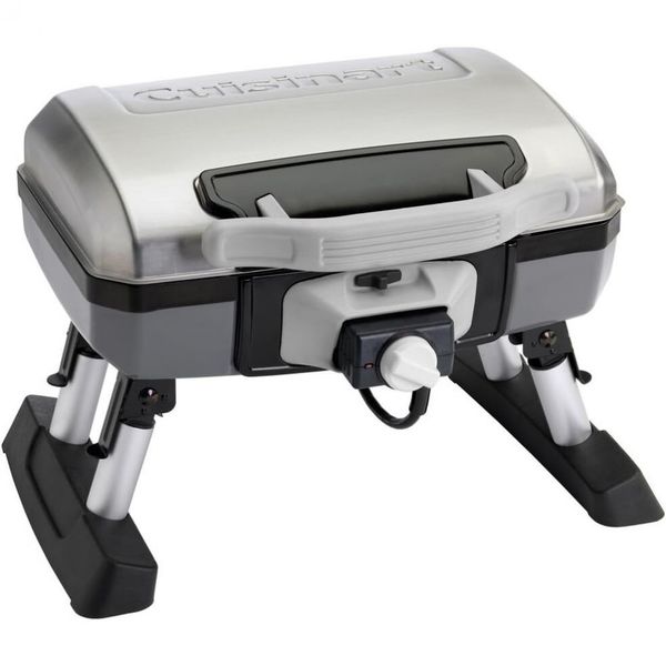 Grill, Churrasqueira, Portátil, 110v, CUISINART CEG 980T, Prateado