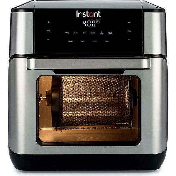Instant Pot AirFryer Vortex Plus 7 em 1, Torradeira, Rotisserie, Desidratar 9,5L 7 Programas Prata 110V