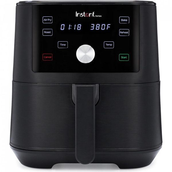 Instat Pot AirFryer Vortex 4 em 1, 5,5L, 4 Programas Preto 110V