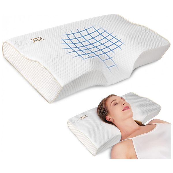 Travesseiro Ortopédico com Memória Ergonômica 60 x, 1 UN, XTX, Branco