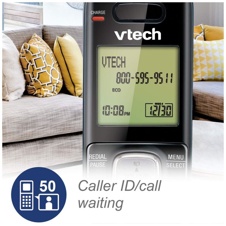 Telefone-sem-Fio-VTECH-CS6719-Prateado-foto-2