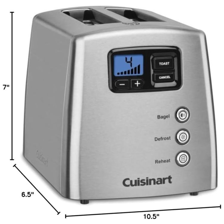 Torradeira-Eletrica-2-Fatias-em-Aco-Inoxidavel-Cuisinart-CPT-foto-3
