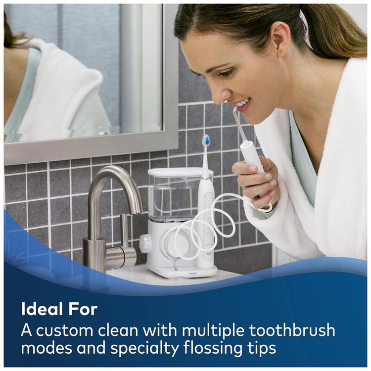 Escova-de-Dentes-Eletrica-Sonica-Flosser-de-Agua-WATERPIK-foto-1