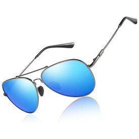 Oculos-de-sol-polarizados-Premium-de-metal-aviador-unisex-foto-0