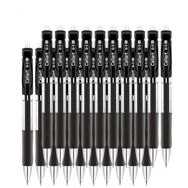 Kit-Canetas-de-Gel-CALIART-Preto-foto-0