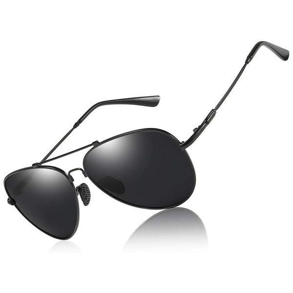 Oculos-de-sol-polarizados-Premium-de-metal-aviador-unisex-foto-0