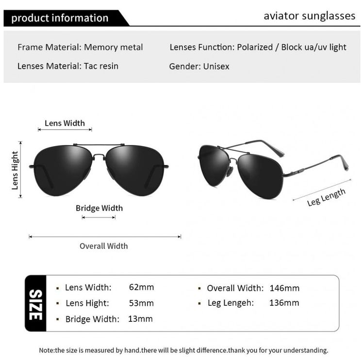 Oculos-de-sol-polarizados-Premium-de-metal-aviador-unisex-foto-2