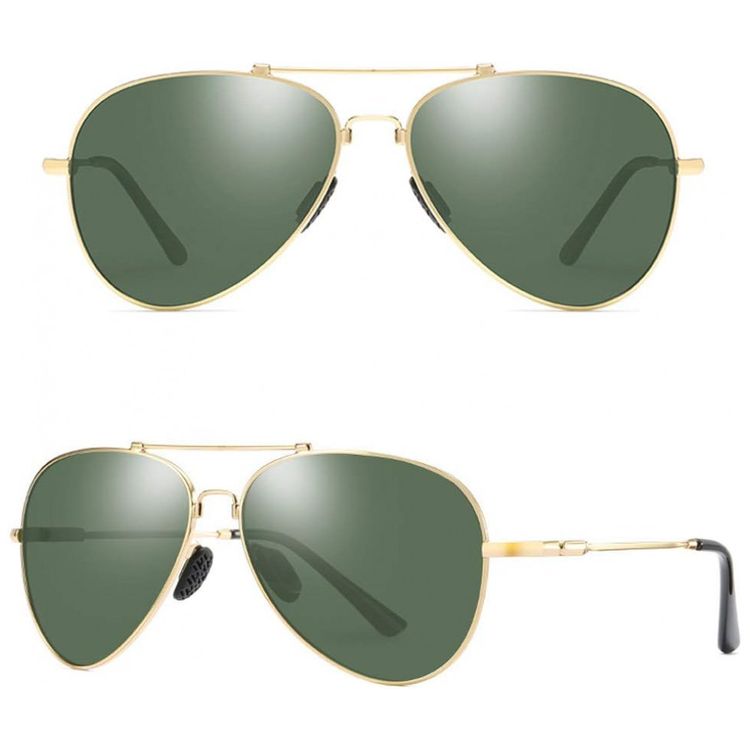 Oculos-de-sol-polarizados-Premium-de-metal-aviador-unisex-foto-3