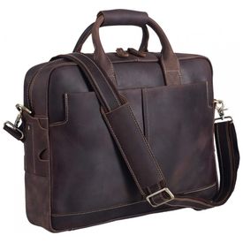 Bolsa-Pasta-Couro-Feita-a-mao-16-pol-VMATE-Marrom-foto-0