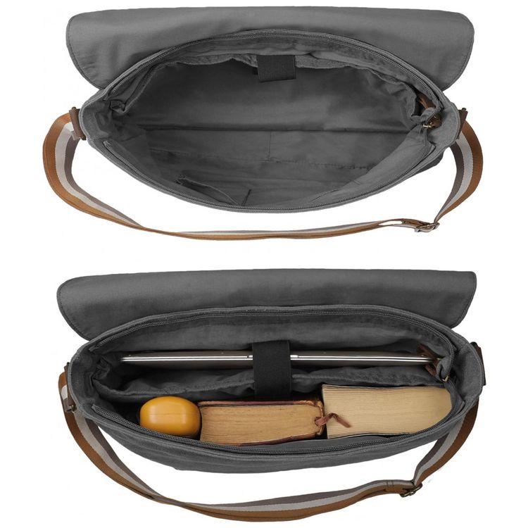 Bolsa-Pasta-15-polegadas-Vintage-Crossbody-Canvas-Laptop-foto-3