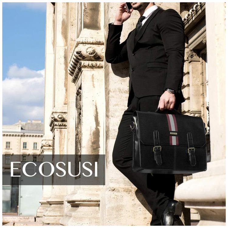 Bolsa-Pasta-Mala-Couro-PU-15.6-polegadas-Laptop-ECOSUSI-foto-1