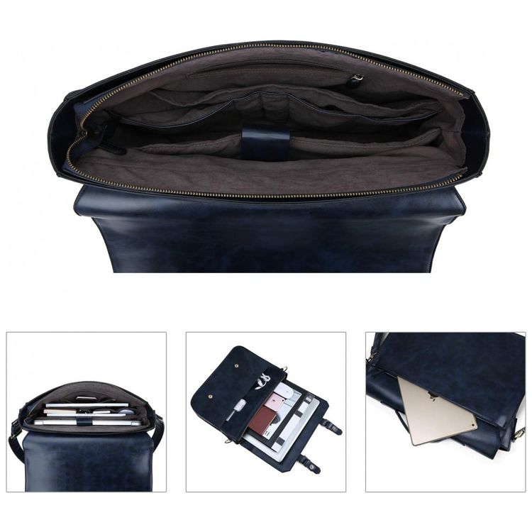 Bolsa-Pasta-Mala-Couro-PU-Computador-com-Bolso-Traseiro-foto-2