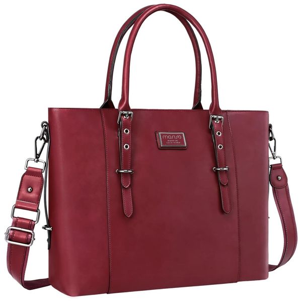 Bolsa-Feminina-de-Couro-para-Transporte-de-Laptop-de-MOSISO-foto-0