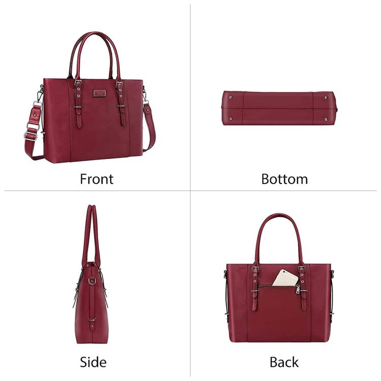 Bolsa-Feminina-de-Couro-para-Transporte-de-Laptop-de-MOSISO-foto-3