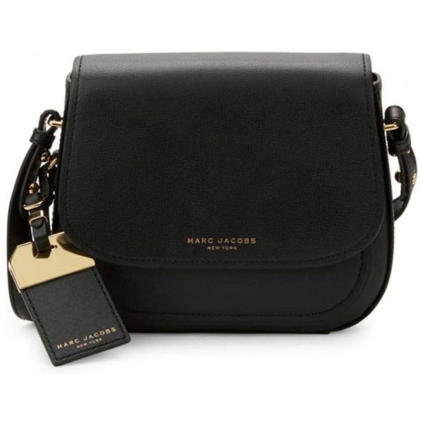 Bolsa-Feminina-de-Couro-Alca-Crossbody-MARC-JACOBS-Preto-foto-0