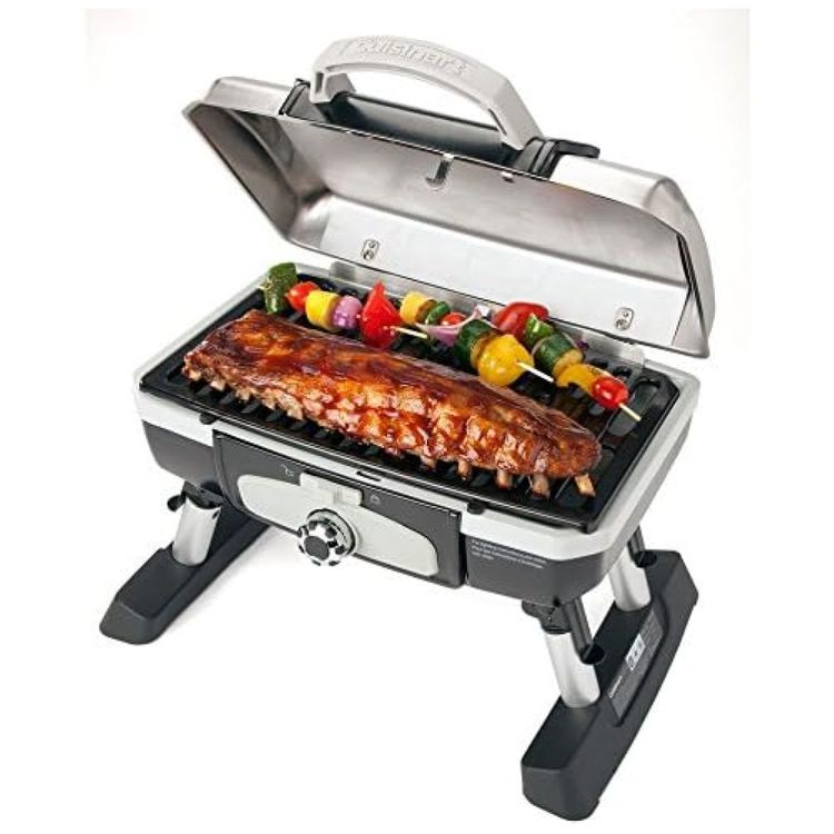 Grill-Churrasqueira-Gas-Aco-Inox.-110v-CUISINART-CGG-foto-1