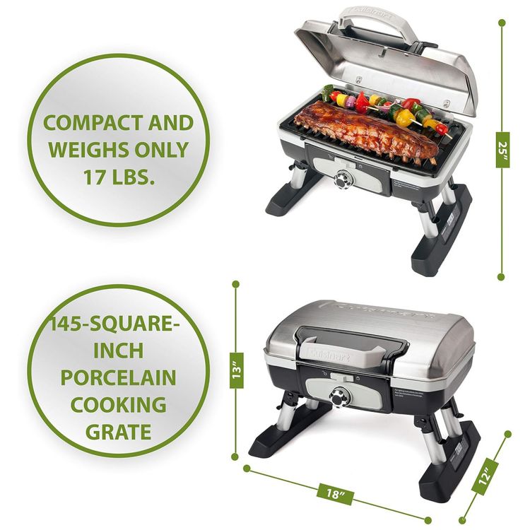 Grill-Churrasqueira-Gas-Aco-Inox.-110v-CUISINART-CGG-foto-5