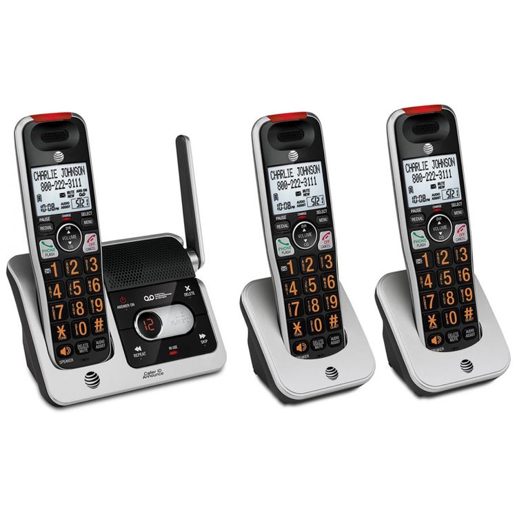 Tres-Telefones-Sem-Fio-Expansivel-Sistema-de-Atendimento-foto-0