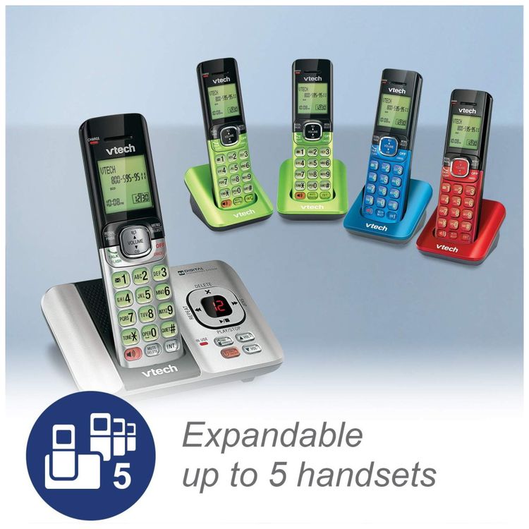 Quatro-Telefones-Sem-Fio-Sistema-de-Atendimento-foto-1