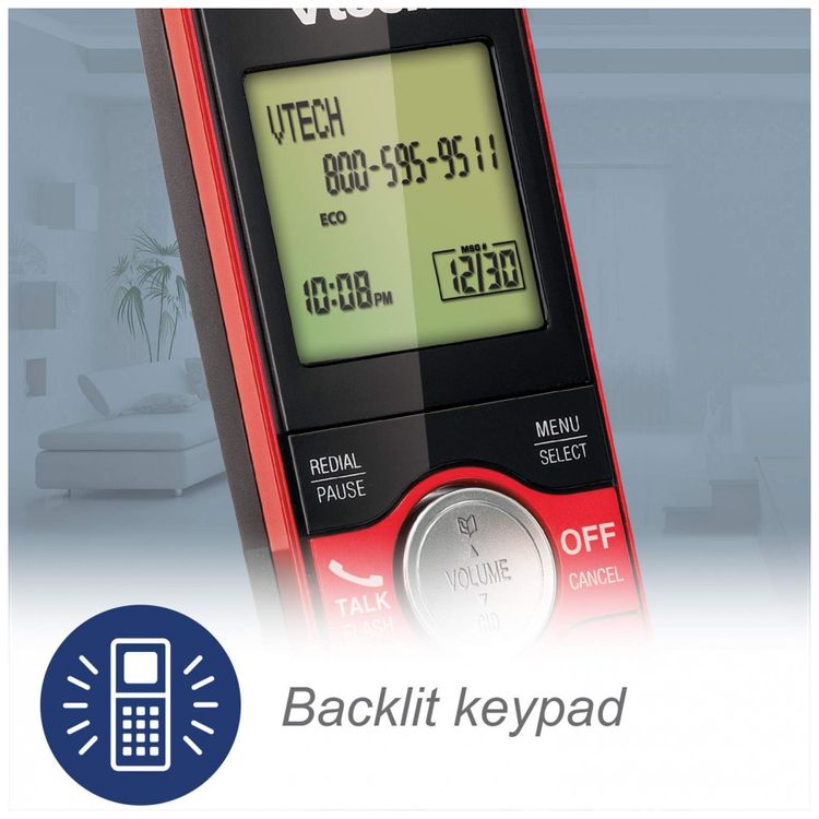 Telefone-Sem-Fio-DECT-6.0-Identificador-de-Chamadas-foto-1