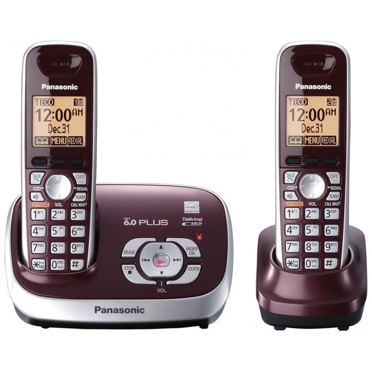 Dois-Telefones-Sem-Fio-DECT-6.0-Sistema-de-Atendimento-foto-0