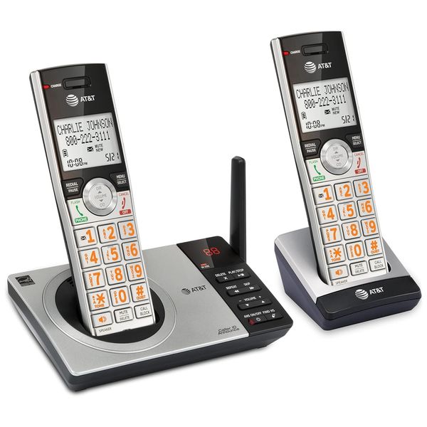 Dois-2Telefones-Sem-Fio-Expansivel-Sistema-de-Atendimento-foto-0