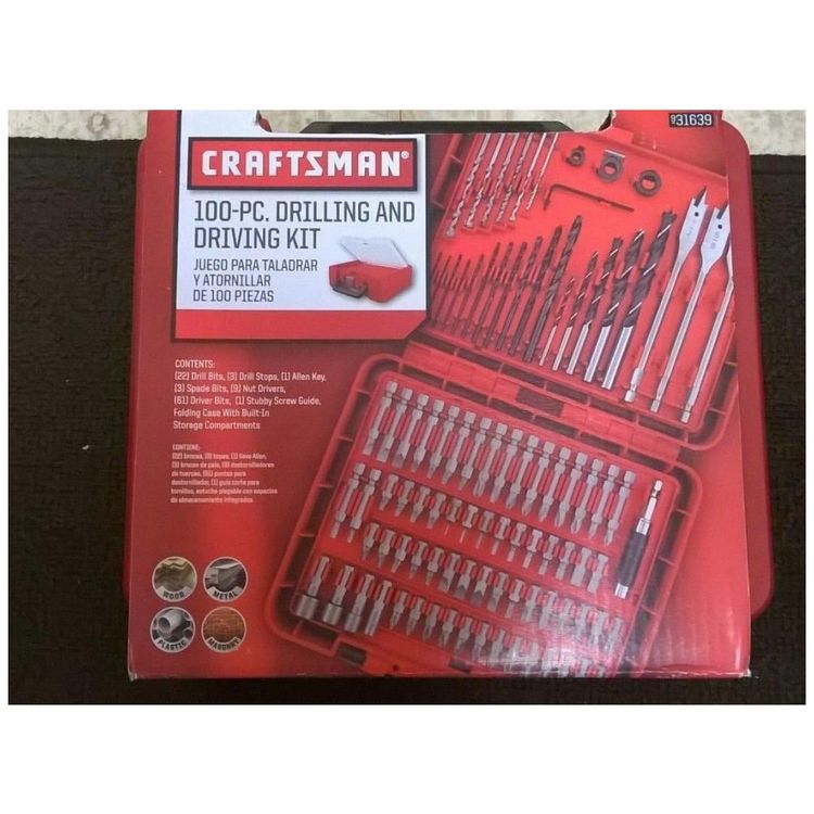 Kit-de-Ferramentas-Brocas-e-Soquetes-100-PCS-CRAFTSMAN-foto-4