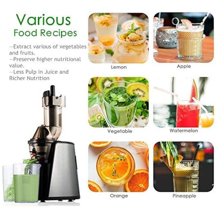 Espremedor-Moedor-Frutas-Legumes-60-RPM-MANNICE-Prateado-foto-2
