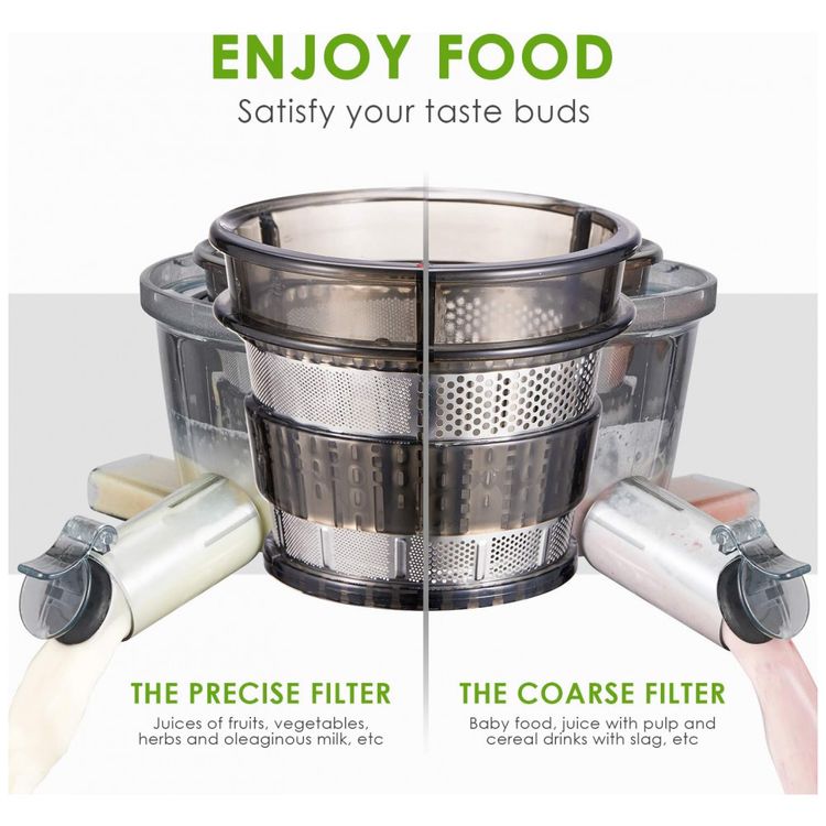 Espremedor-Frutas-Vegetais-60-RPM-Silencioso-Inox-110v-foto-1