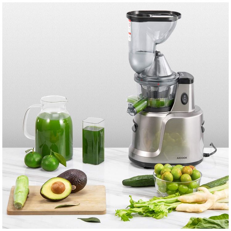 Espremedor-Frutas-Vegetais-60-RPM-Silencioso-Inox-110v-foto-5