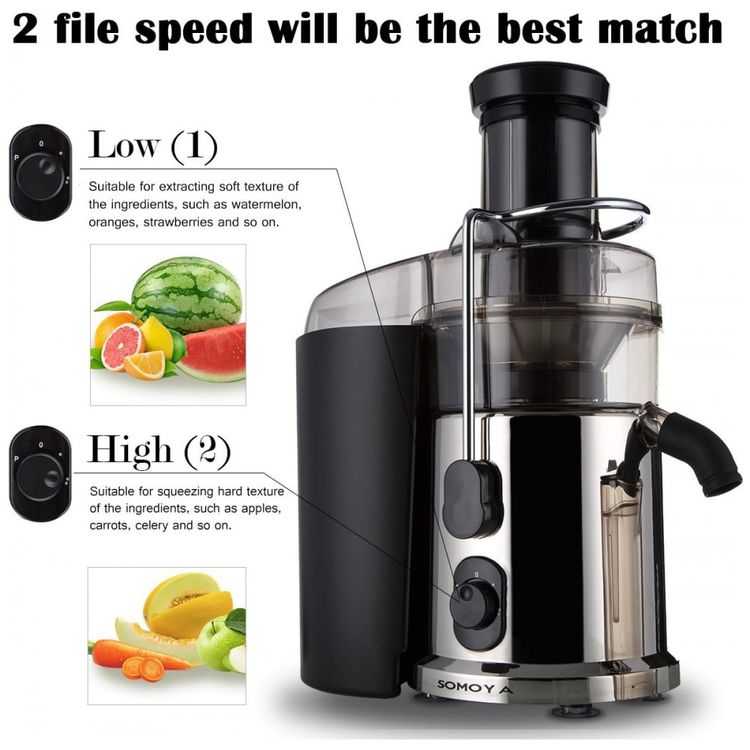 Centrifuga-Espremedor-700W-Aco-Inoxidavel-Vegetais-Frutas-foto-4