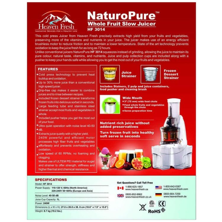 Espremedora-Sucos-Vegetais-Silenciosa-Anti-Oxidacao-Boca-foto-2